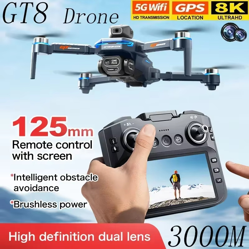 Jjrc Drone X12 - Dron GT8 z ekranem 4,3 cala,